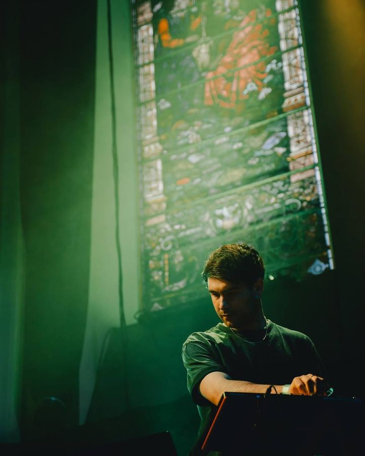 Callan Marchetti at his keyboard